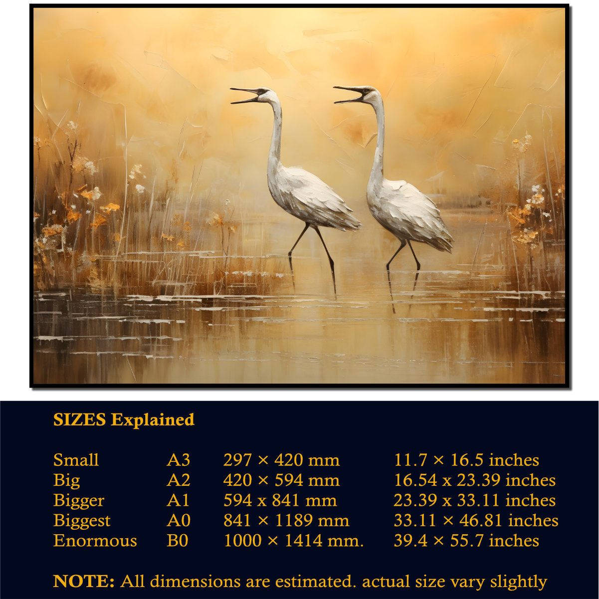 Golden River Cranes