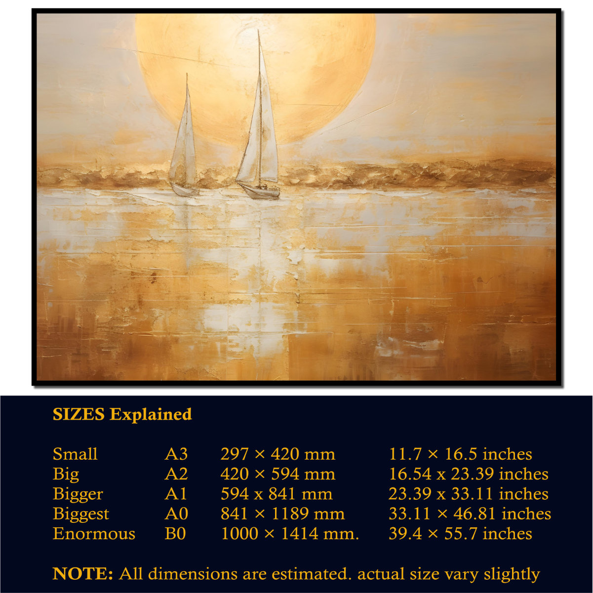 Sunset Sailboats