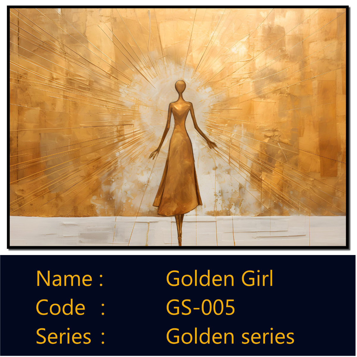 Golden Girl Art Piece