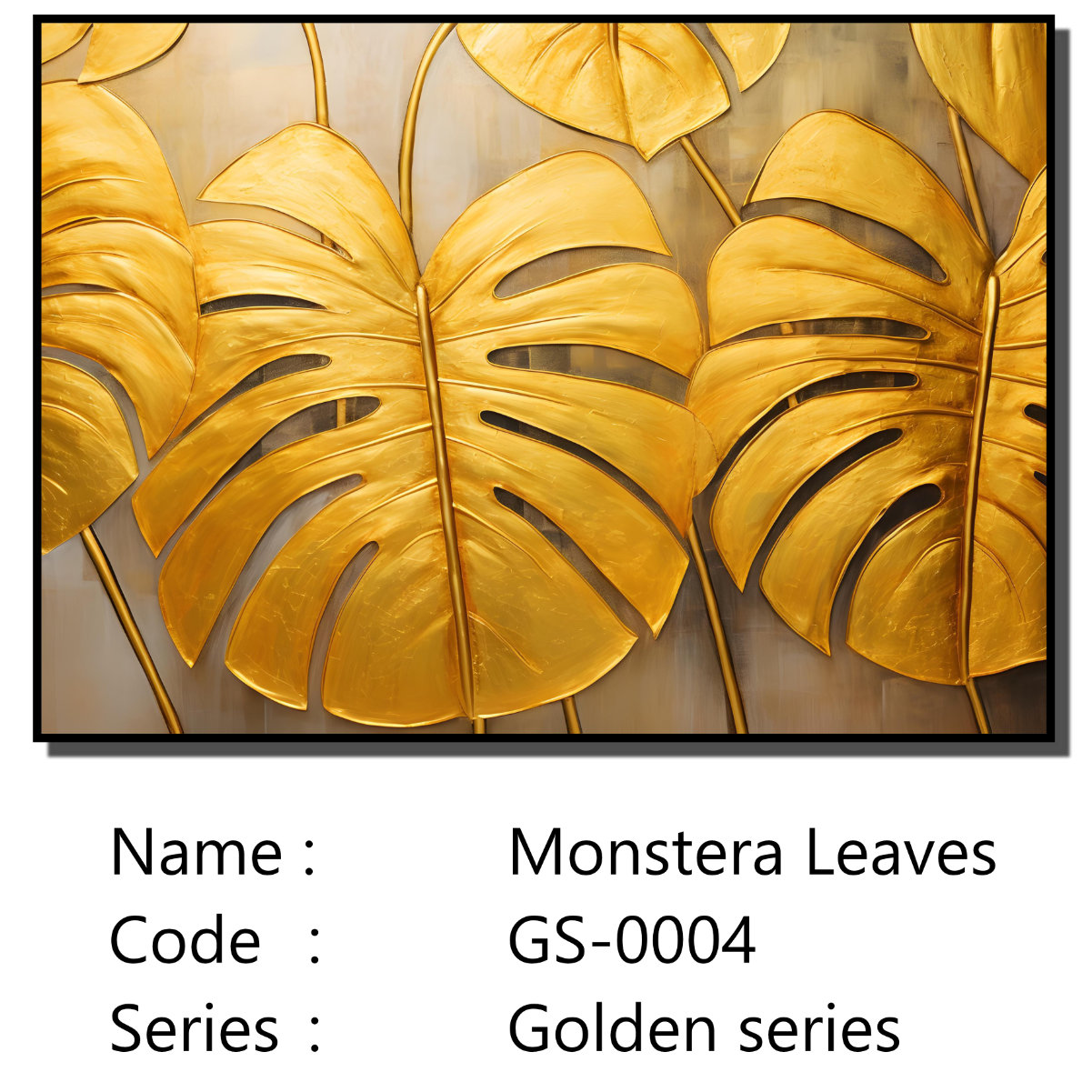 Monstera Leaves Wall Art