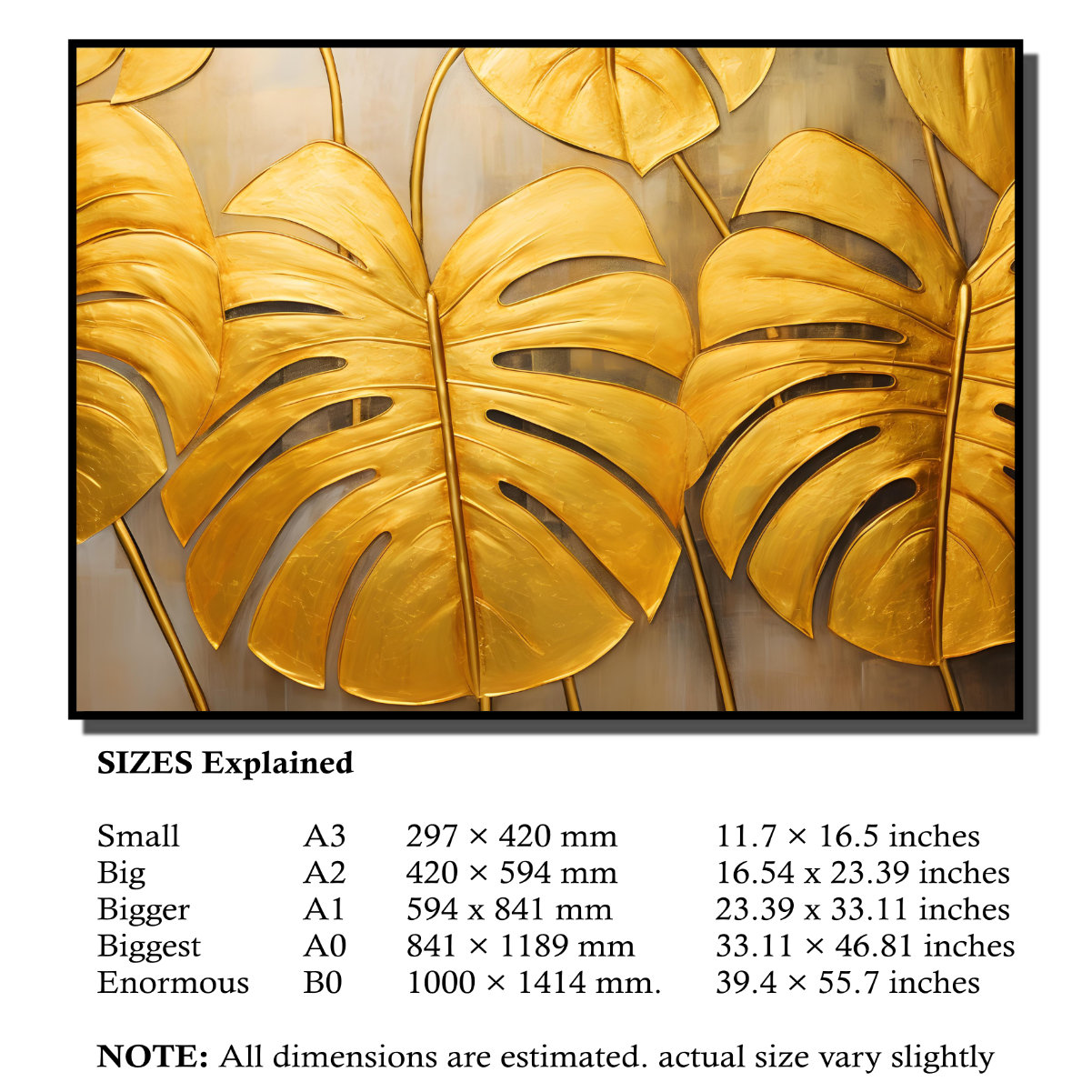 Monstera Leaves Wall Art