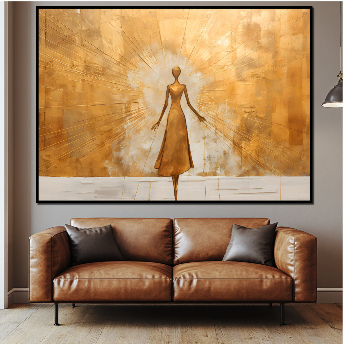 Golden Girl Art Piece