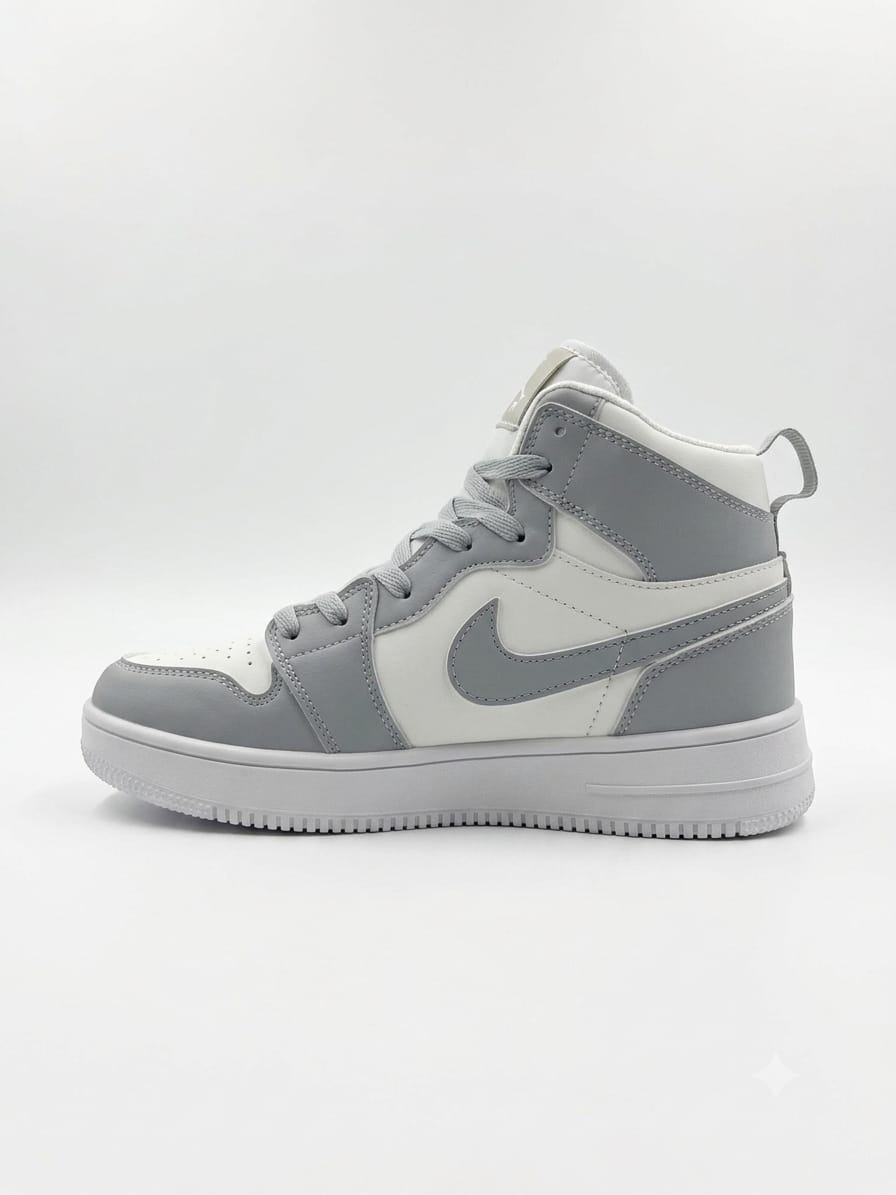 NIKE AIR JORDAN 1 GREY & WHITE