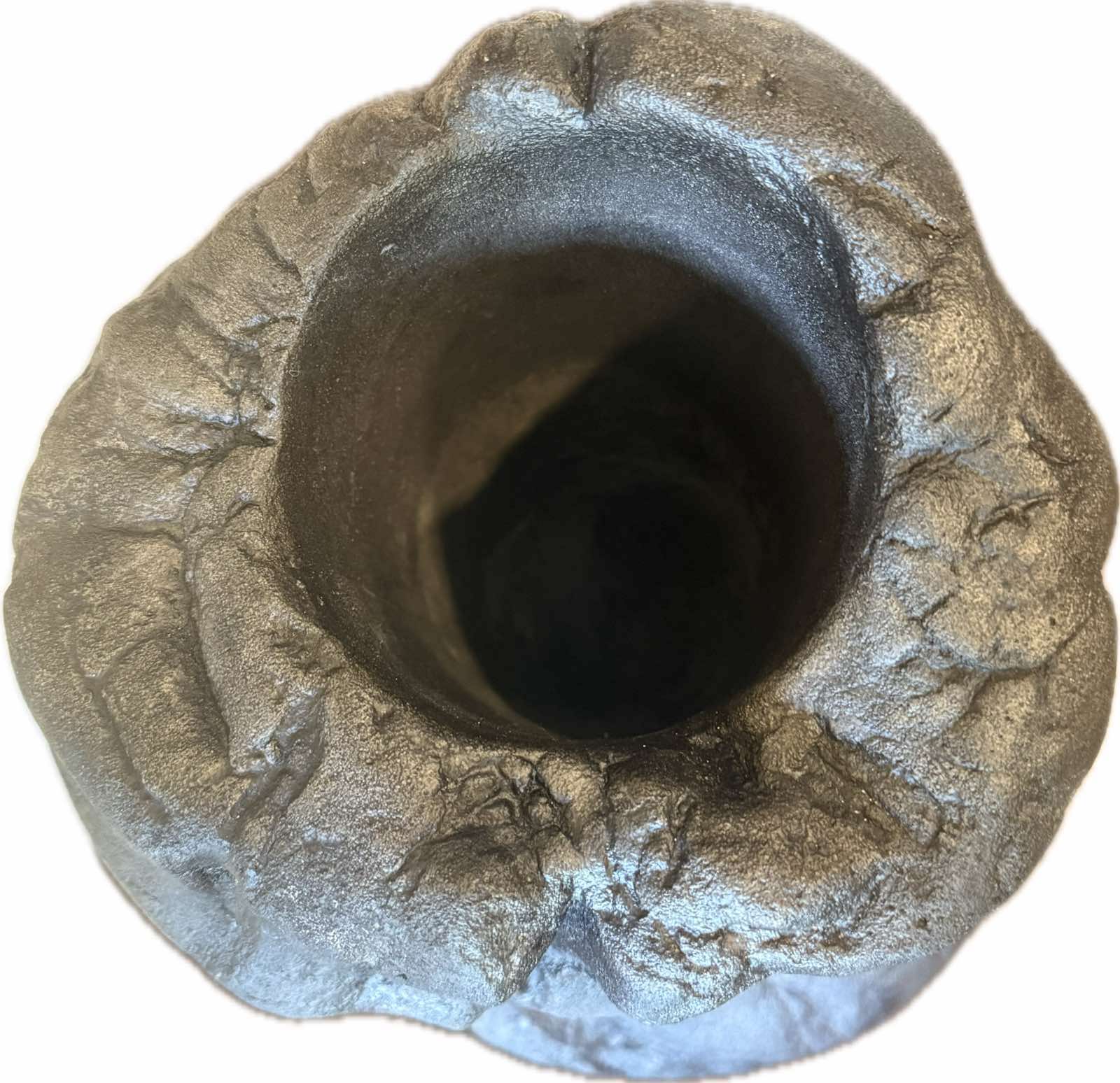 Skulptūrinė betoninė vaza sausoms šakoms - Objektas Nr. 00210