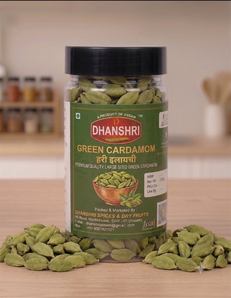 DhanShri Green Cardamom