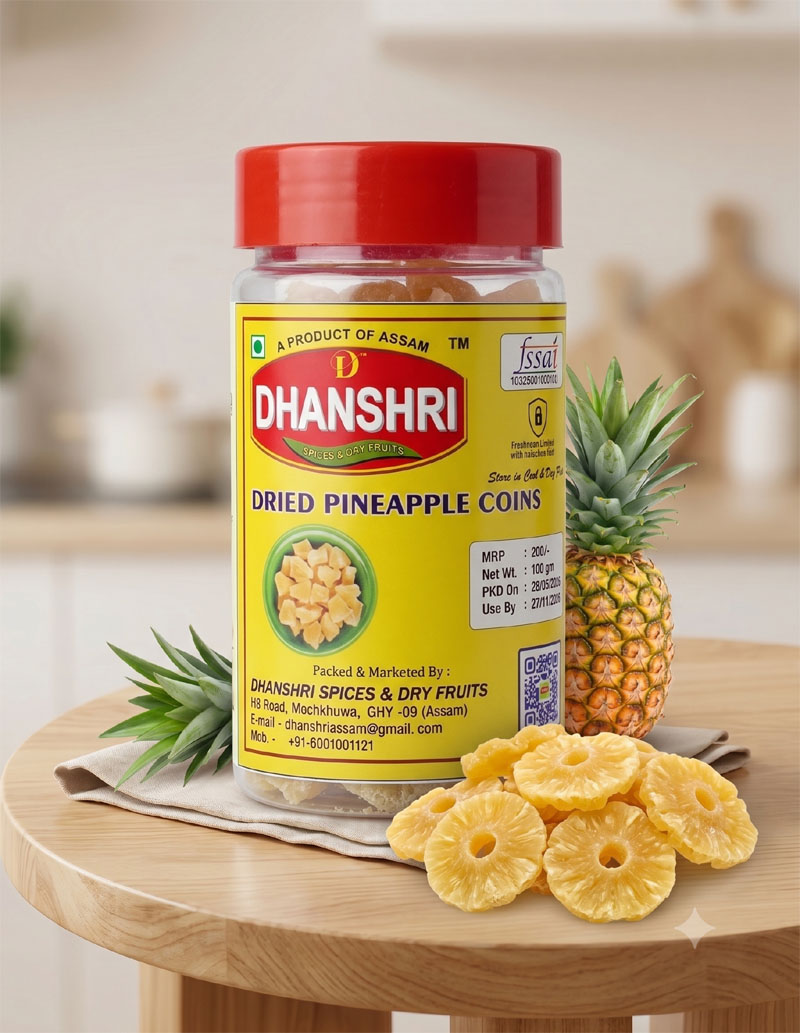 Dried Pineapple Coins