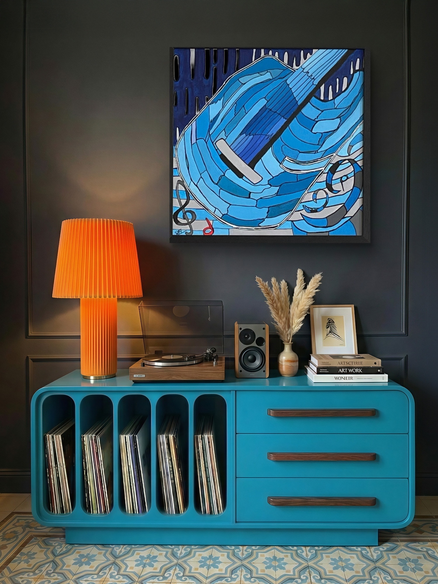 « Guitare bleue »
