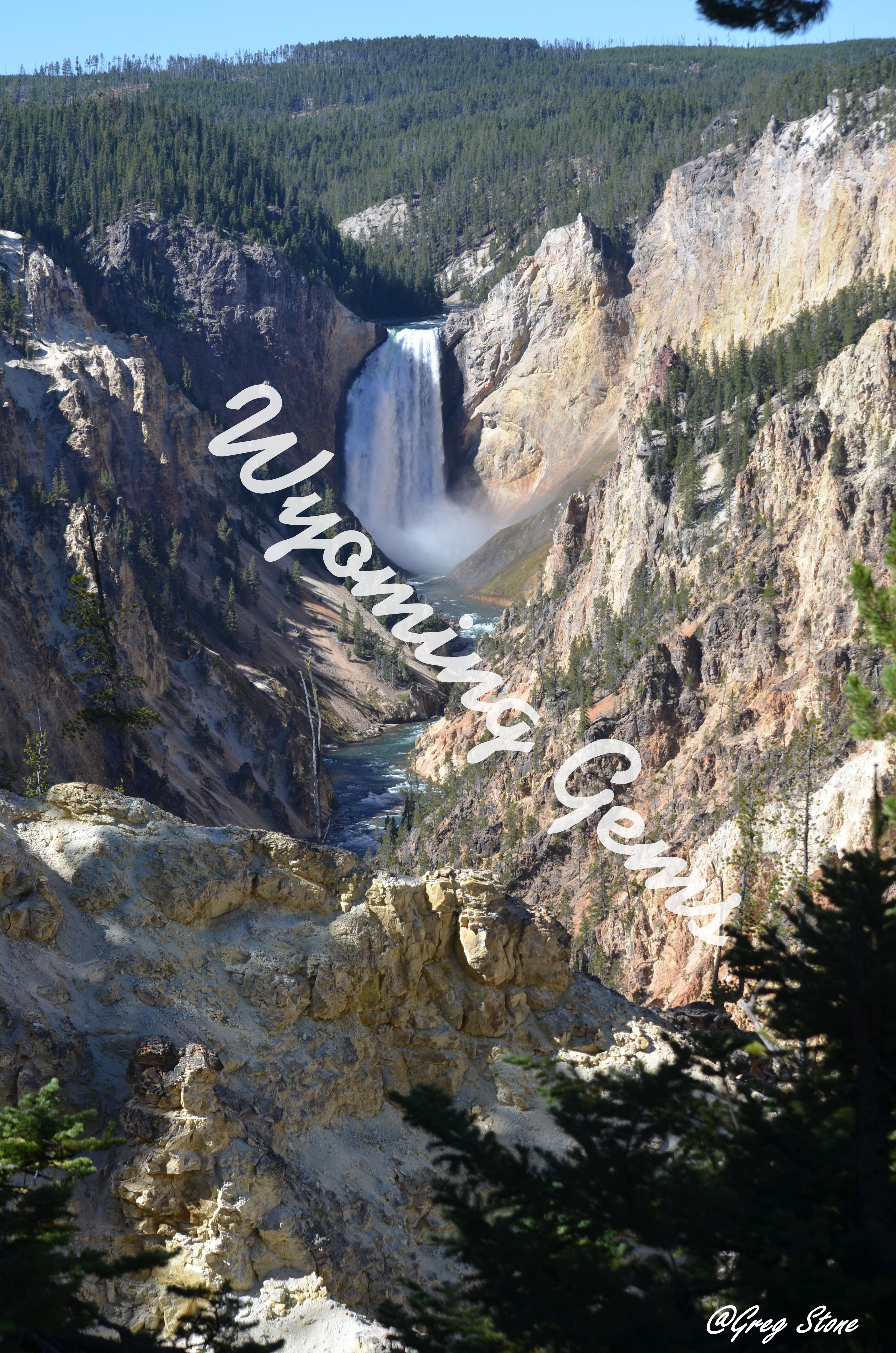 Yellowstone Park Waterfall Print