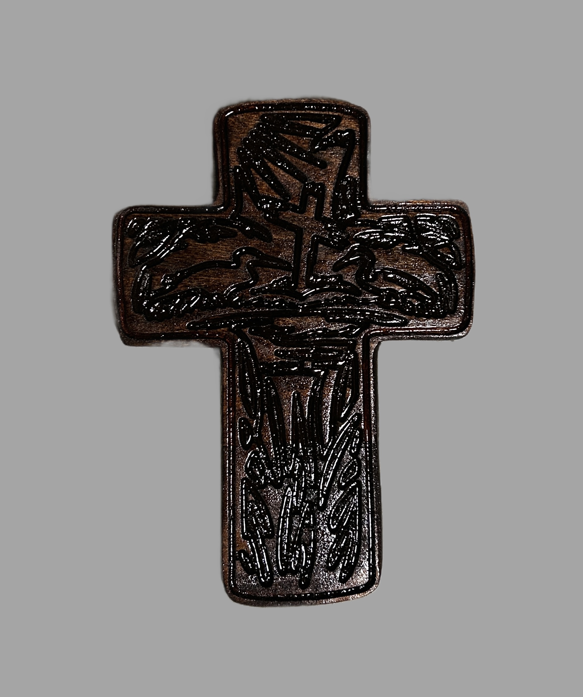 Birds Watching the Cross