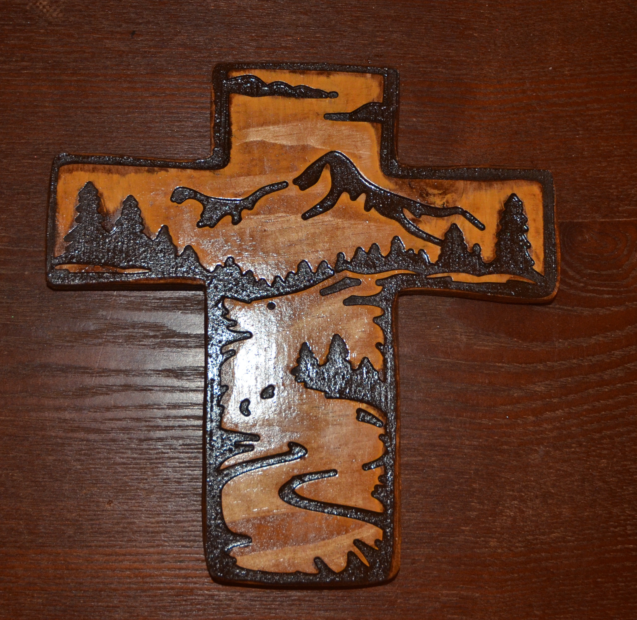 Wooden Mountain Cross