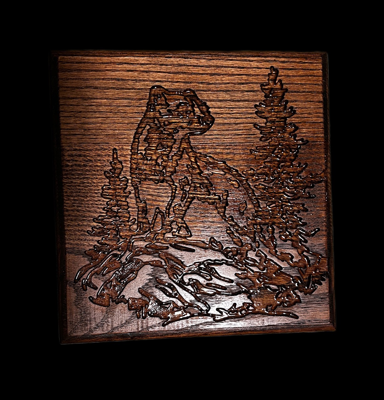 Martin Carved Wooden Plaque