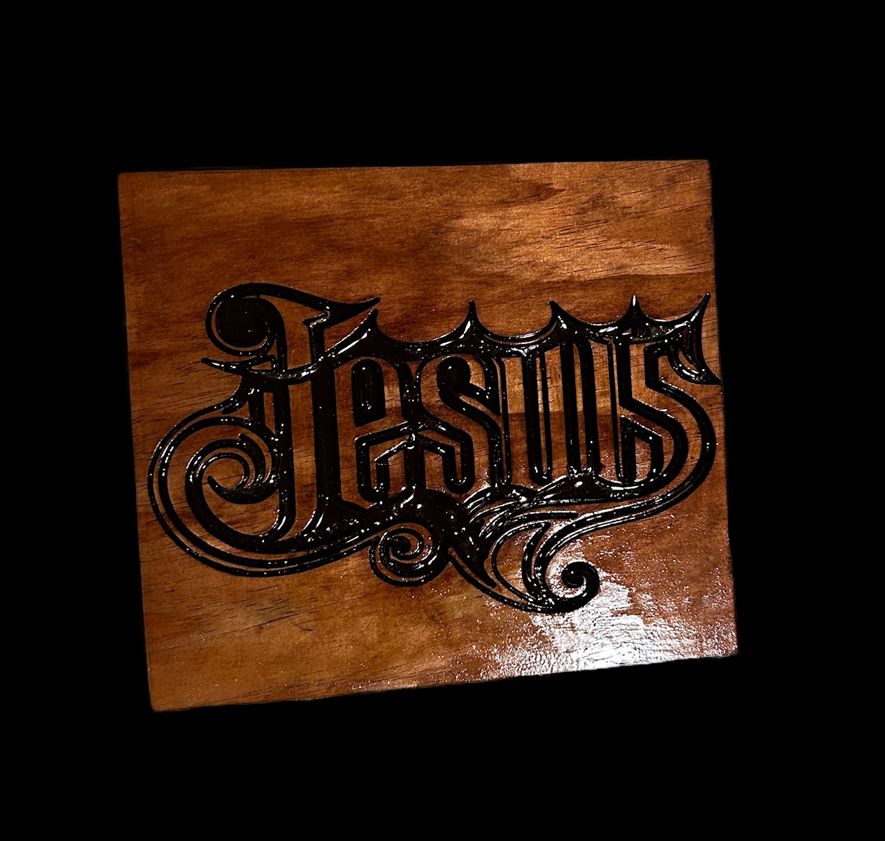 Jesus Wood Art Plaque