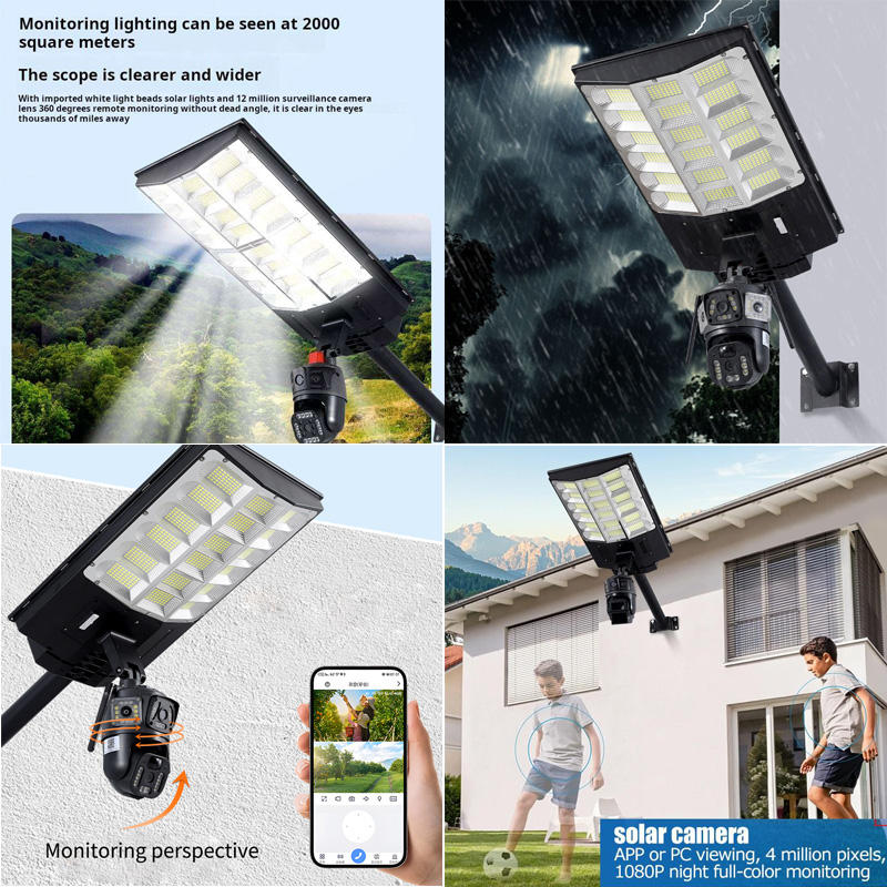 Solar Security Floodlight Camera
