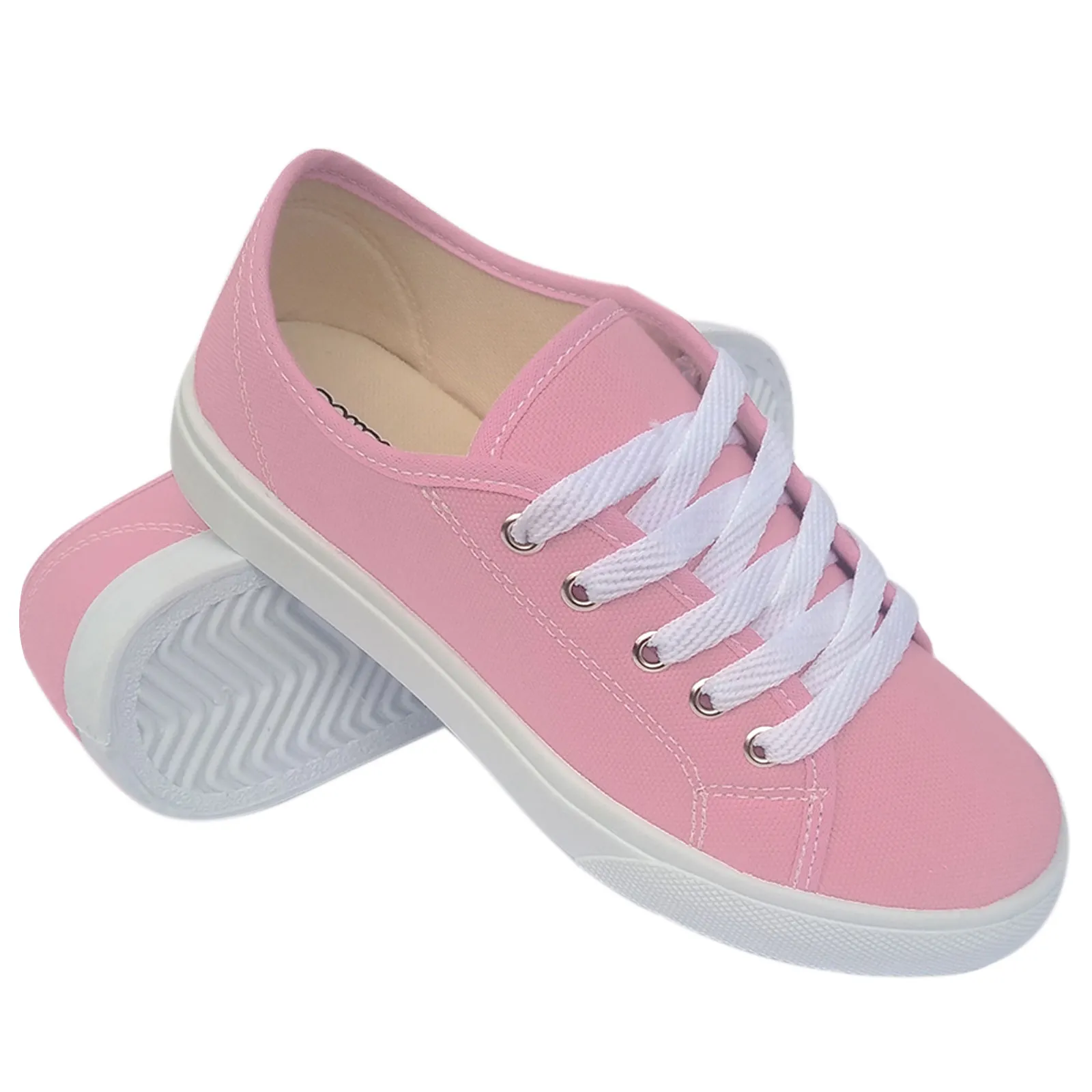 Tênis Casual Rosa Feminino