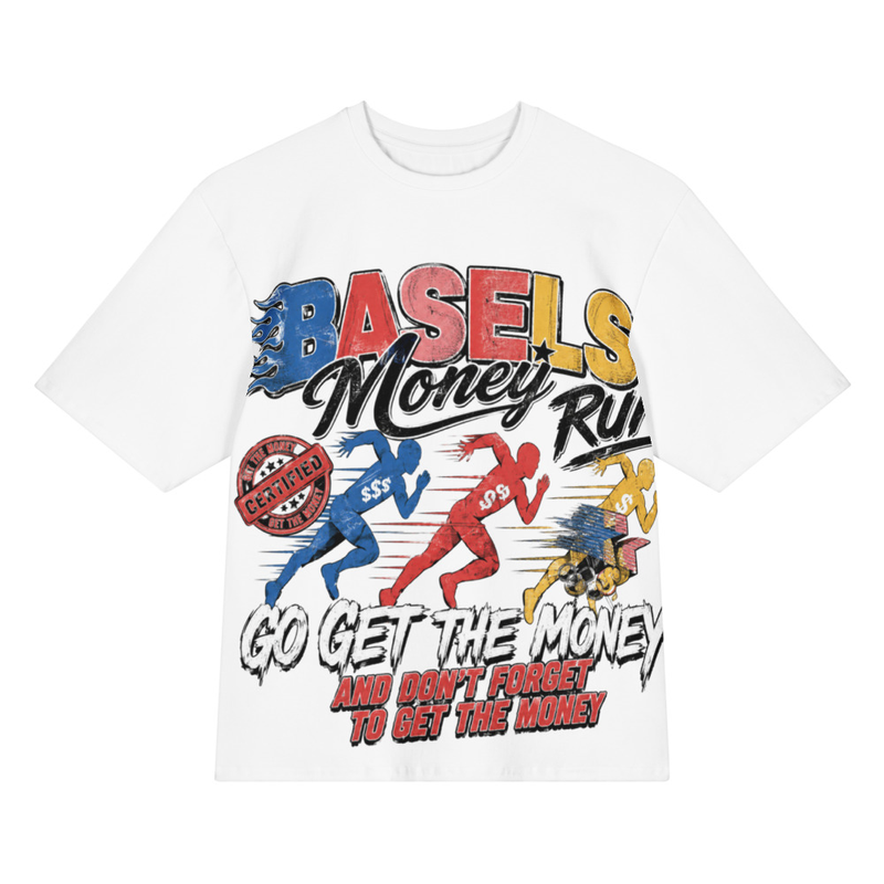 New Basels Oversized Go Get The Money Tee