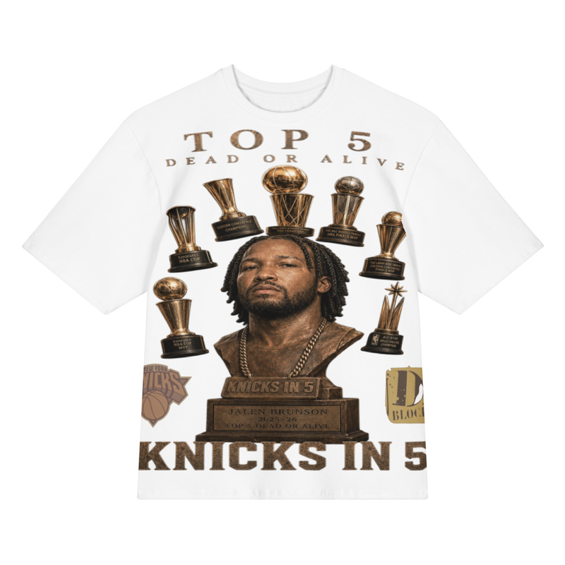 New Basels Brunson Top 5 DOA Oversized Tee