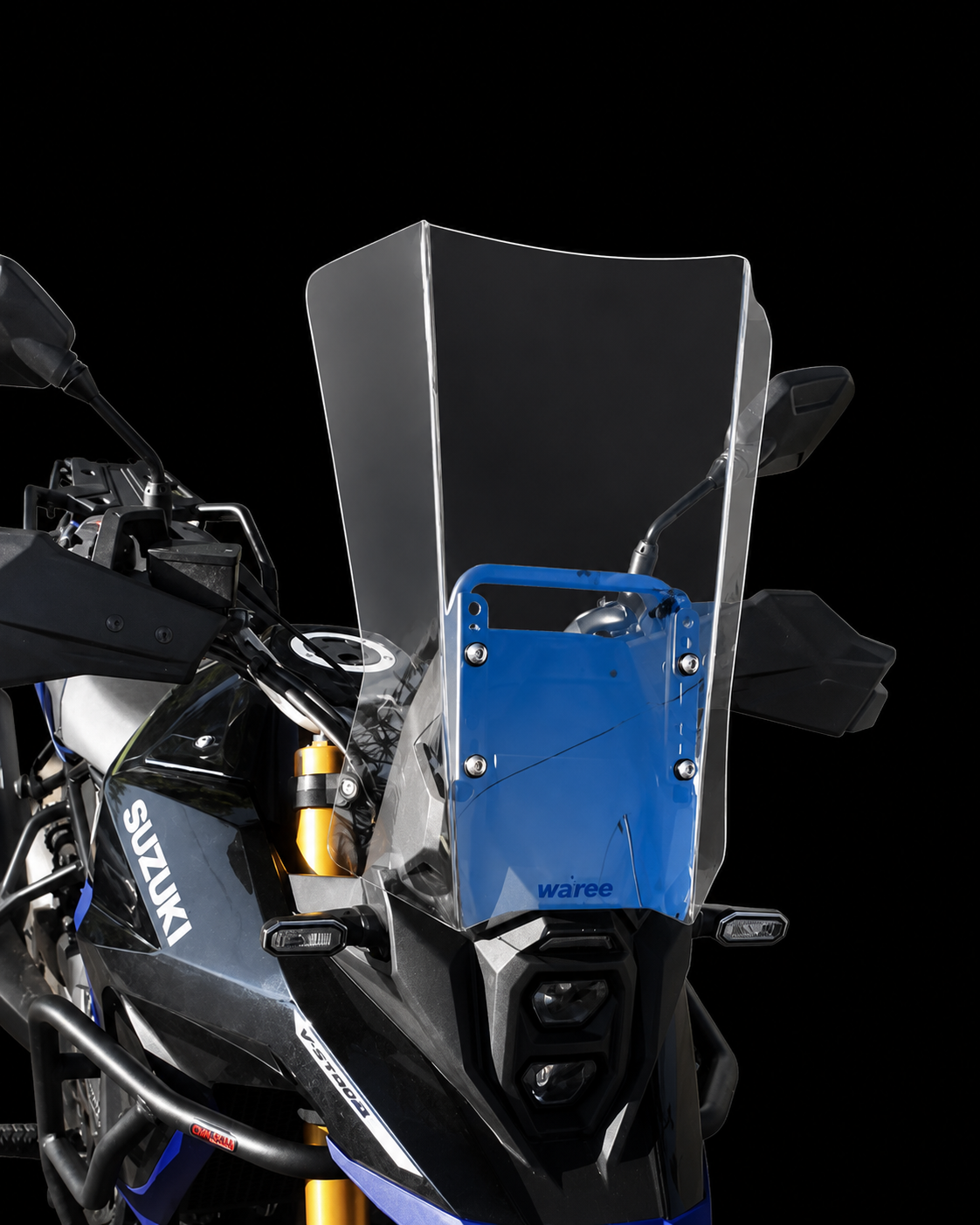 Bolha para-brisa alta M2 para VStrom 800 (serve nos dois mods) em policarbonato