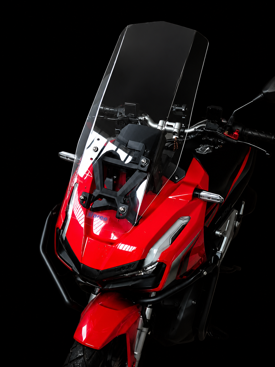 Bolha para-brisa alta ADV150 para Scooter Honda ADV150, em policarbonato  