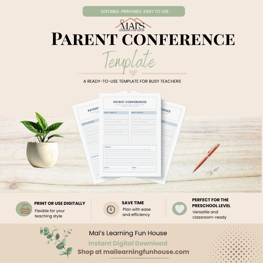 Parent Conference Template
