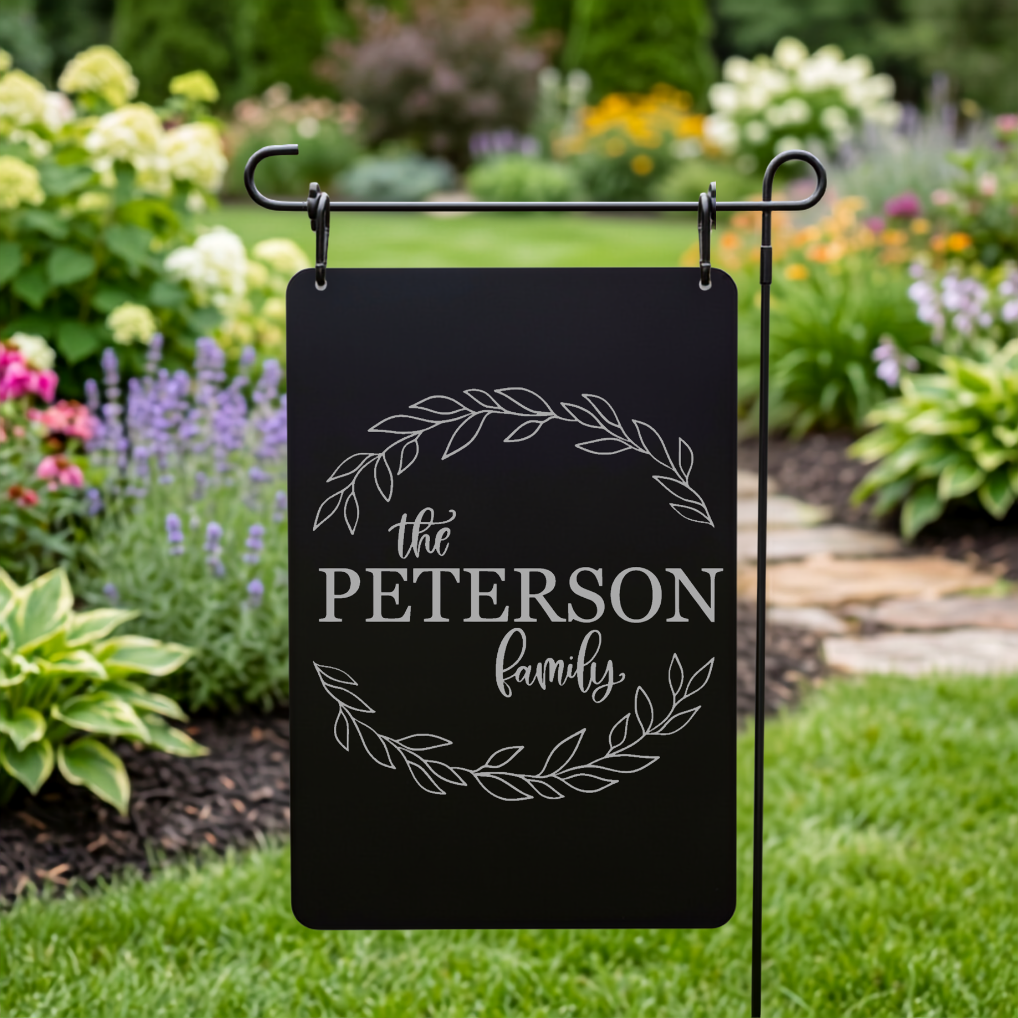 Personalized Family Garden Sign