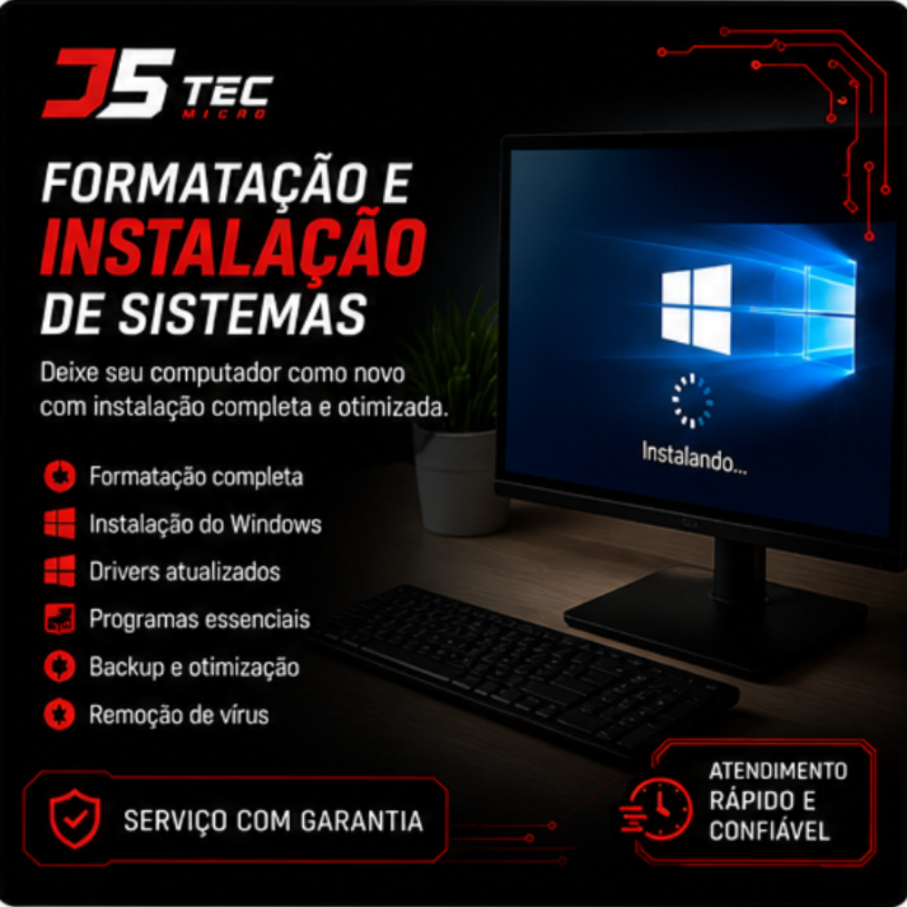 Formatação e Instalação de Sistemas
