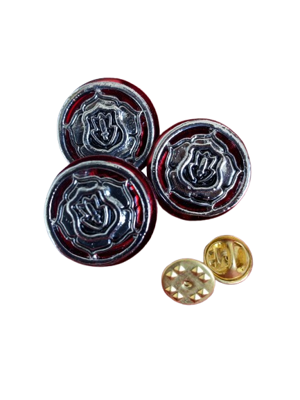 Pin Monogram Logam