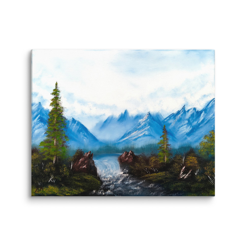 'Patience' Mountain Canvas Print