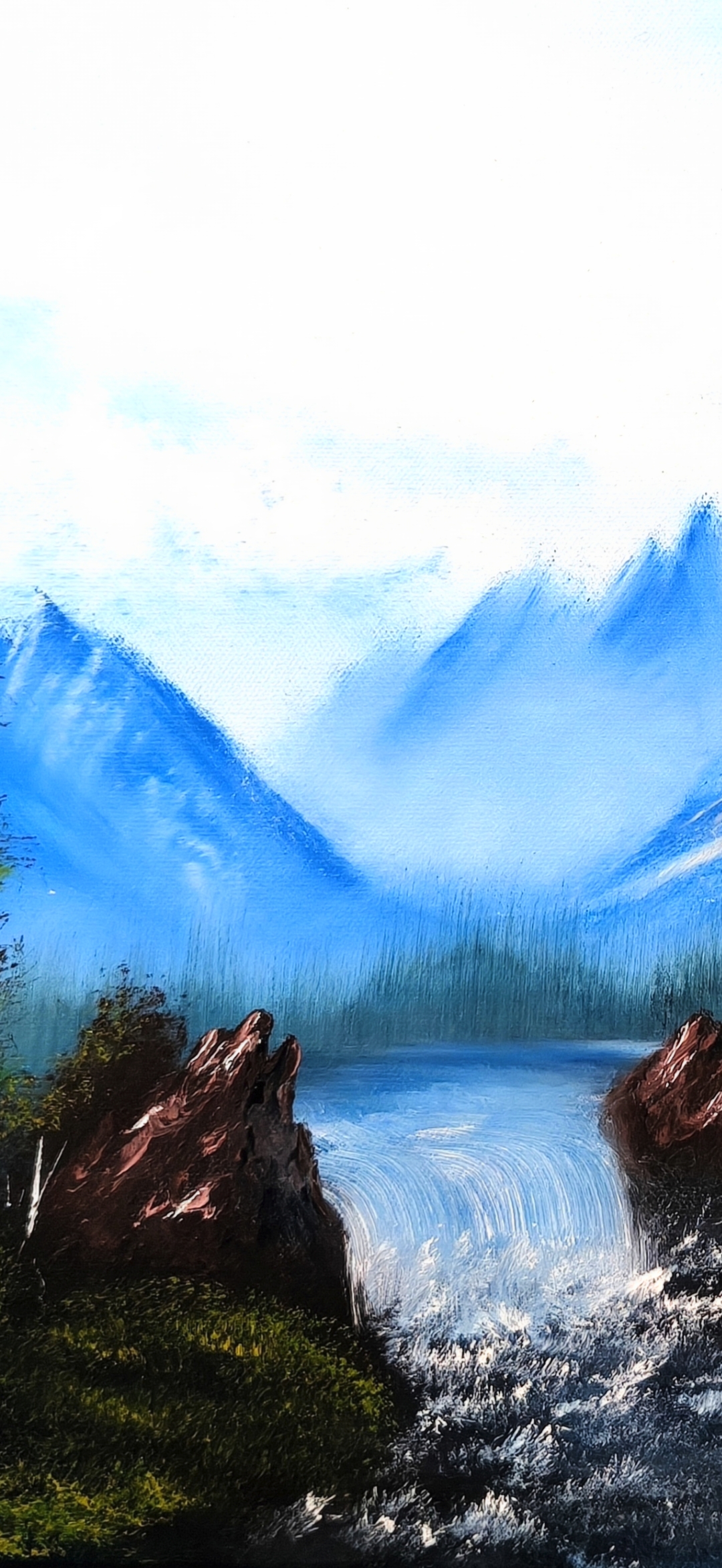 'Patience' Mountain Oil Painting