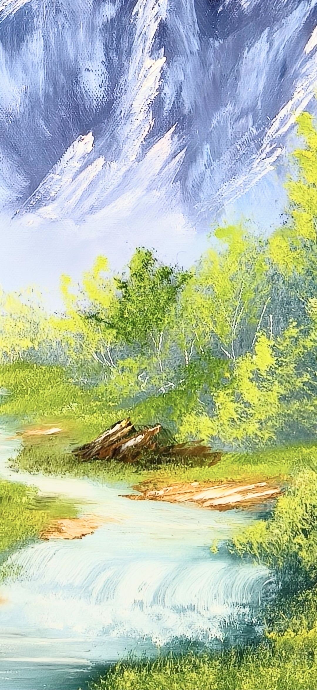 'Looking For Prey' Mountain Oil Painting