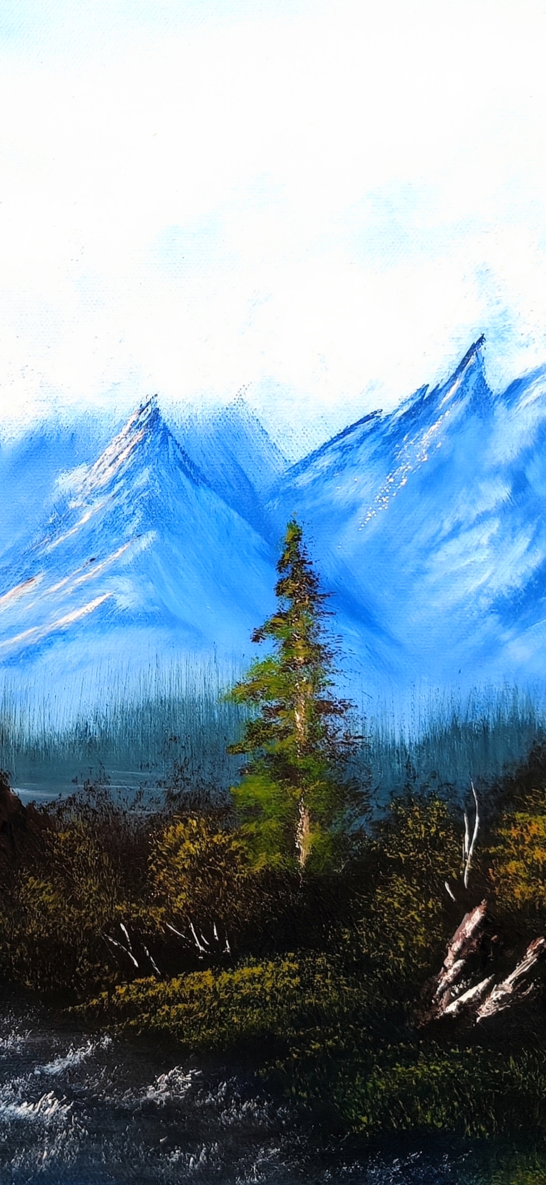 'Patience' Mountain Poster Print