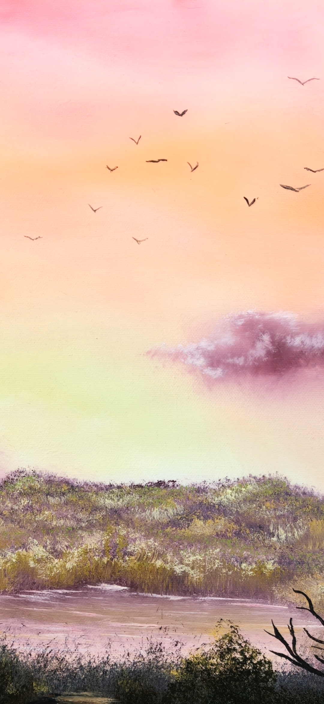 'Just In Time' Sunset Canvas Print