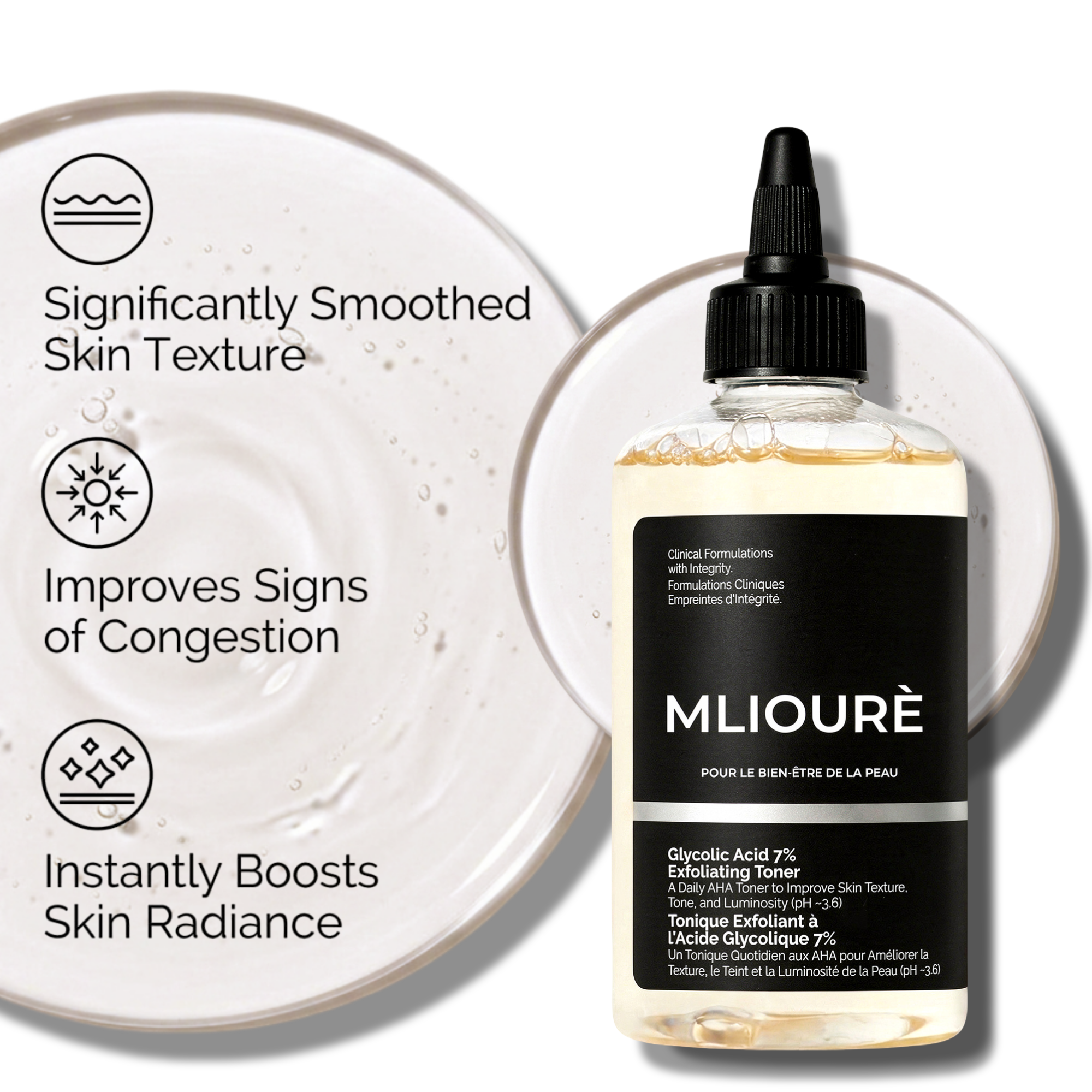 MLIOURÈ Glycolic Acid 7% Exfoliating Toner