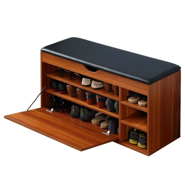 Modern Entryway Bench & Shoe Cabinet