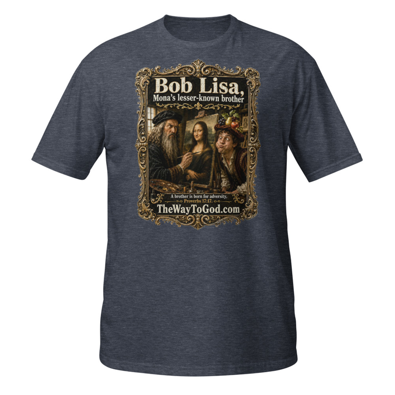Bob Lisa Mona's Lesser-Known Brother Proverbs 17:17 Short-Sleeve Unisex T-Shirt