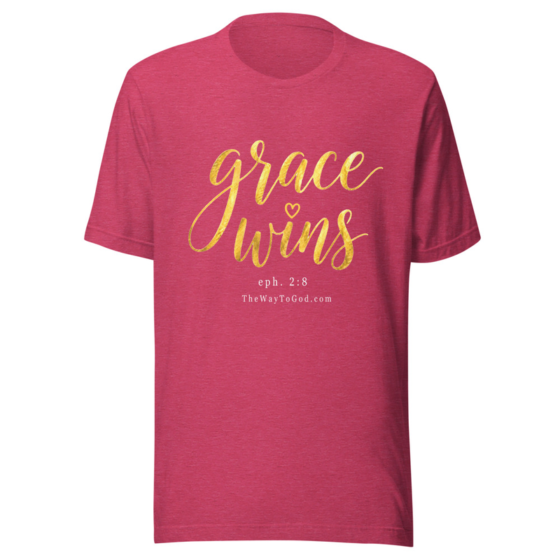 Grace Wins Eph. 2:8 Women's Short Sleeve T-shirt