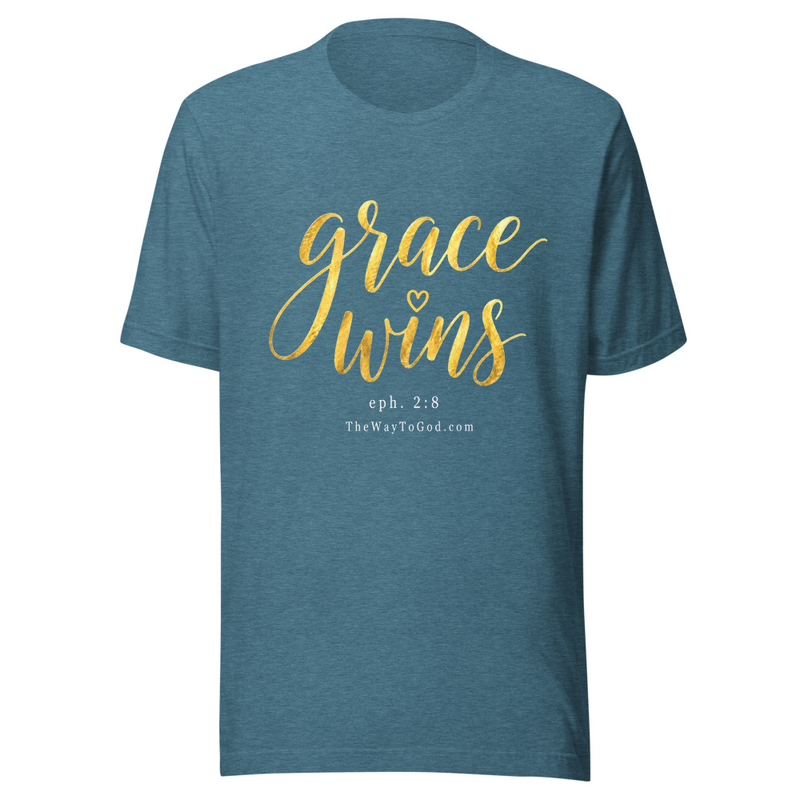 Grace Wins Eph. 2:8 Women's Short Sleeve T-shirt