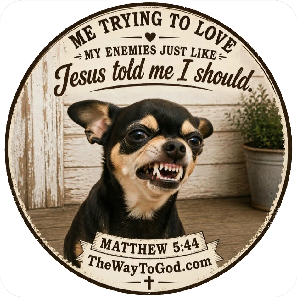 Me Trying To Love My Enemies Matthew 5:44 - Short-Sleeve Unisex T-Shirt