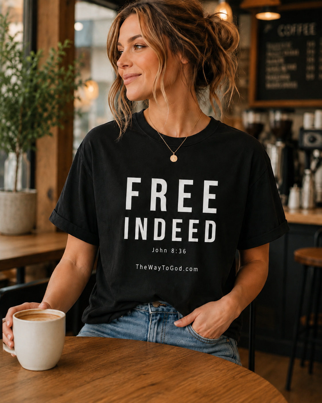 Free Indeed John 8:36 - Unisex t-shirt