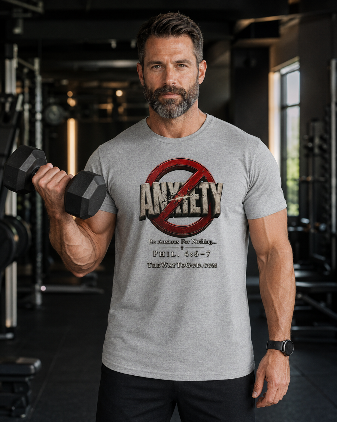 Be Anxious For Nothing - Phil 4:6-7 - Short-Sleeve Unisex T-Shirt