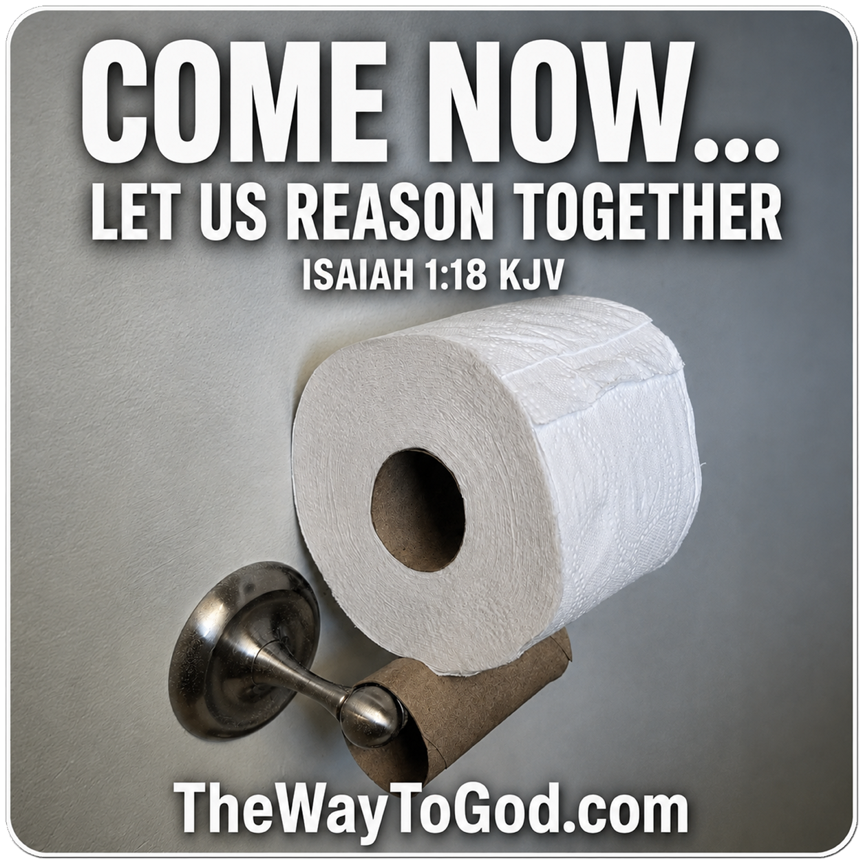 Come Now Let Us Reason Together Isaiah 1:18 KJV Short-Sleeve Unisex T-Shirt