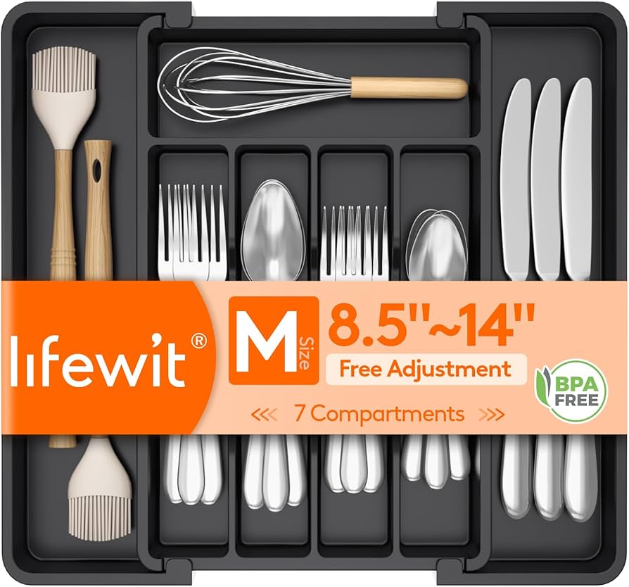 Lifewit Adjustable Drawer Organizer