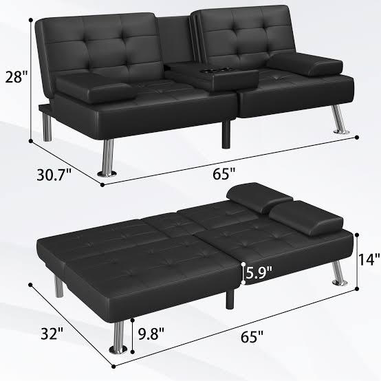 Convertible Futon Sofa Bed