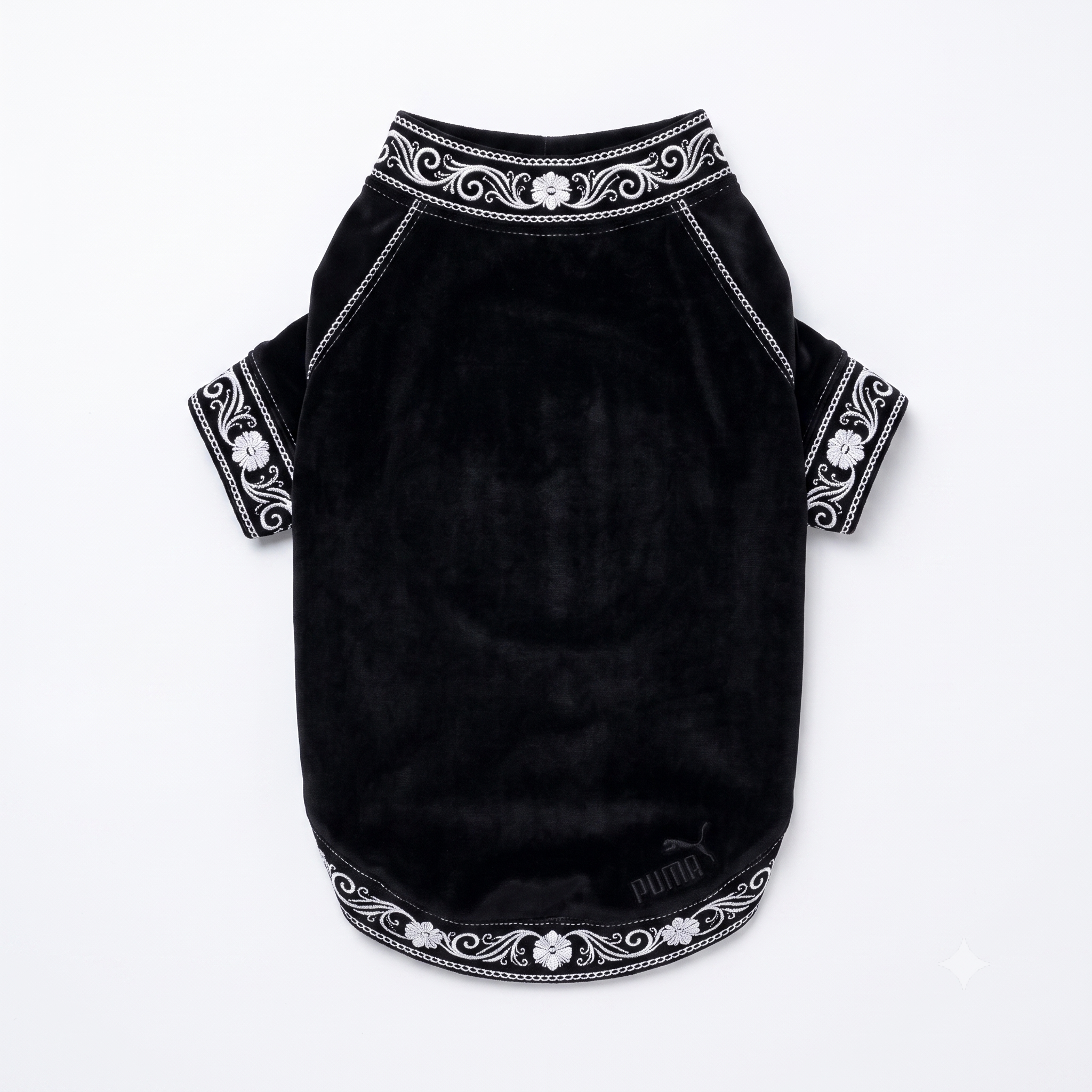 Camiseta Negra Charra para Perro