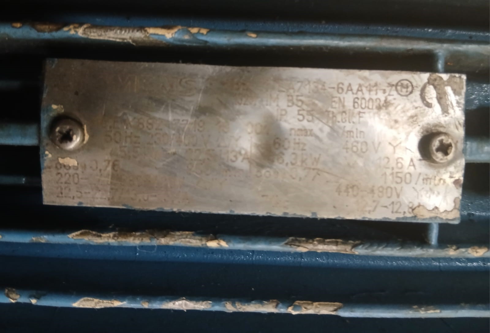 Motor Elétrico Trifásico SEW 7.5CV Frange C