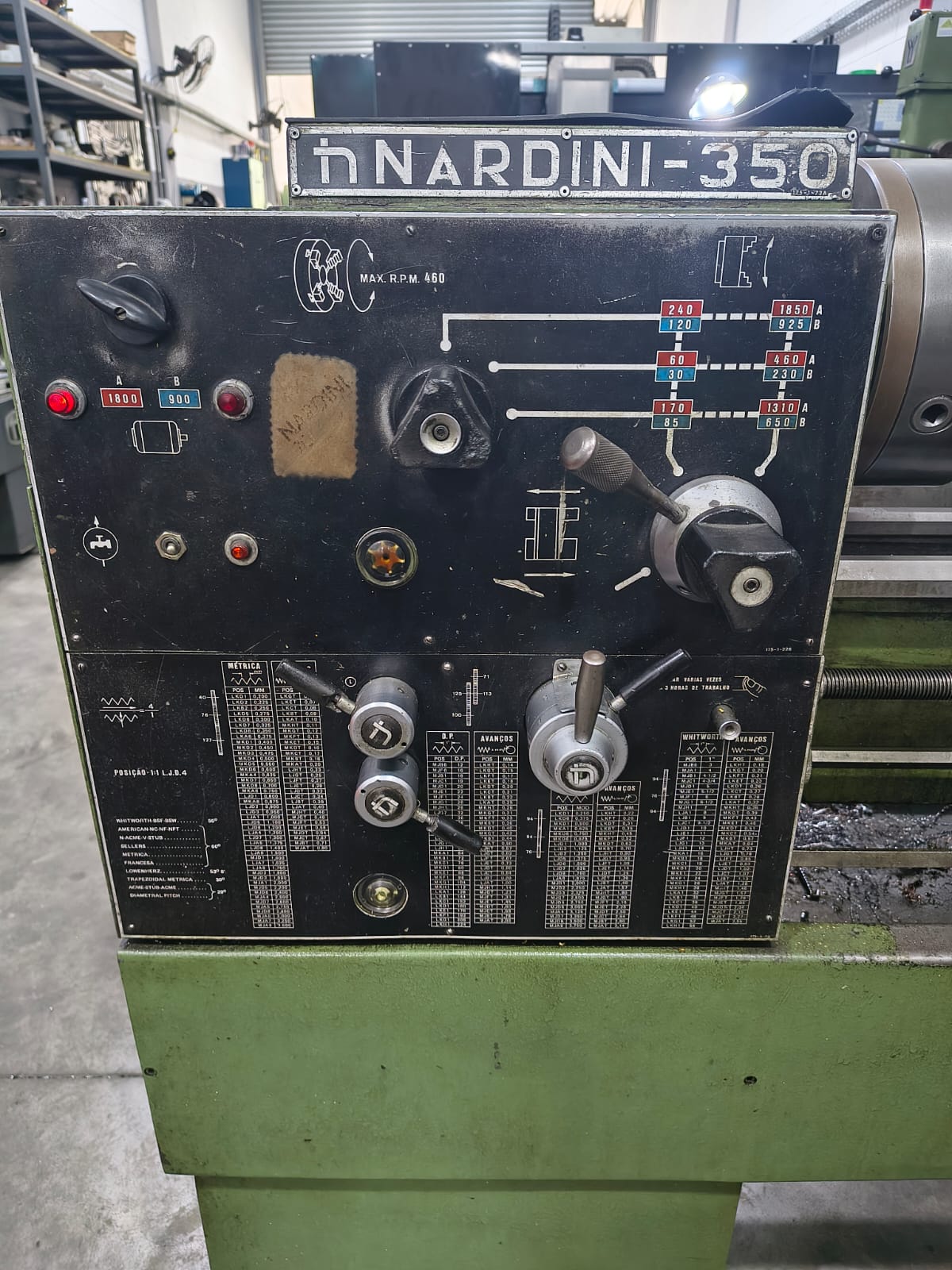 Torno Mecânico Mascote Nardini-350