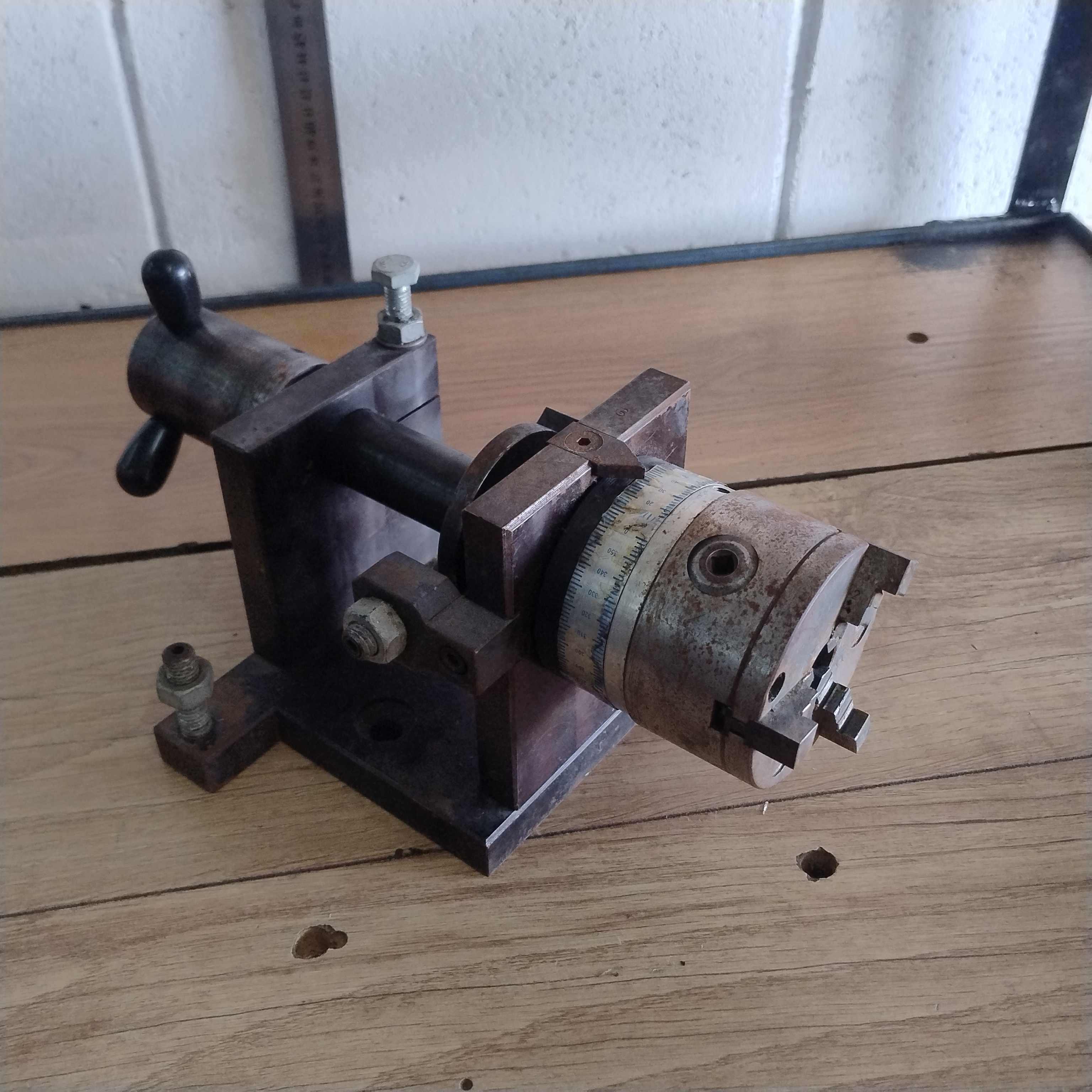 Cabeçote Divisor Universal Manual Tipo 4 Eixos