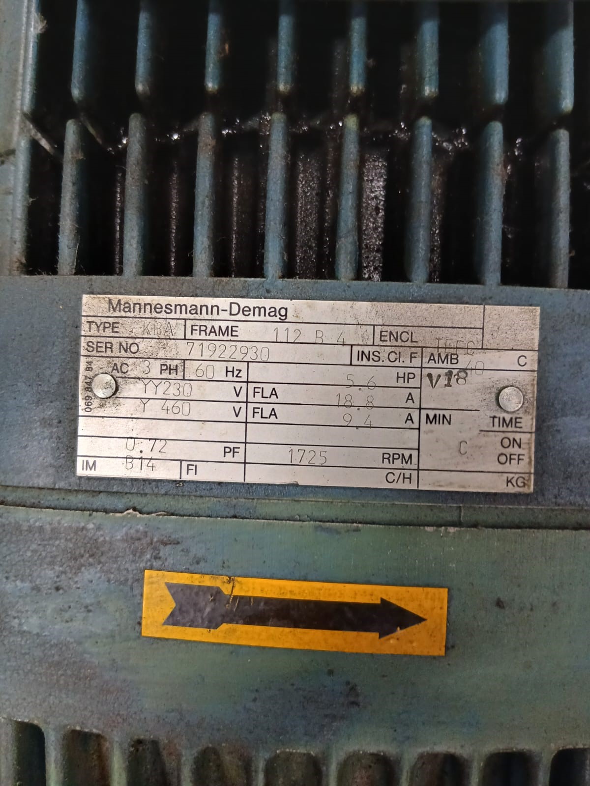 Motor Elétrico Mannesmann-Demag