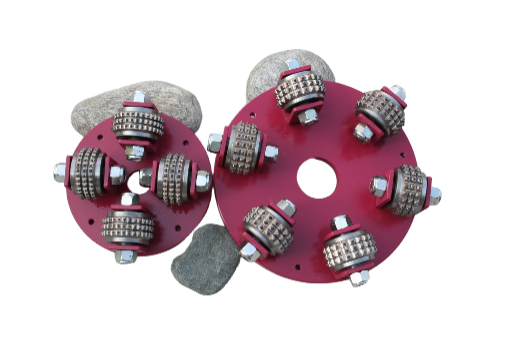 PIATTO BOCCIARDATORE RULLI D.85 MM.