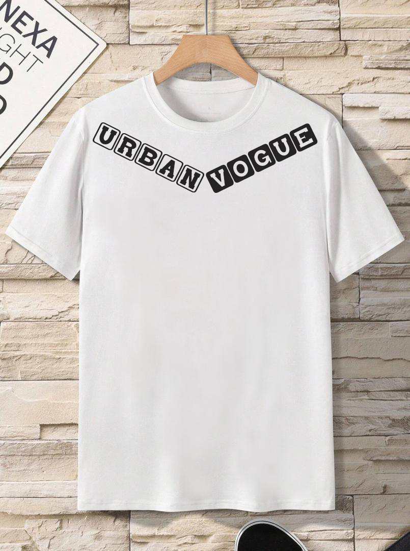 T-shirt Unisexe "Urban Vogue" – Streetwear | Blanc