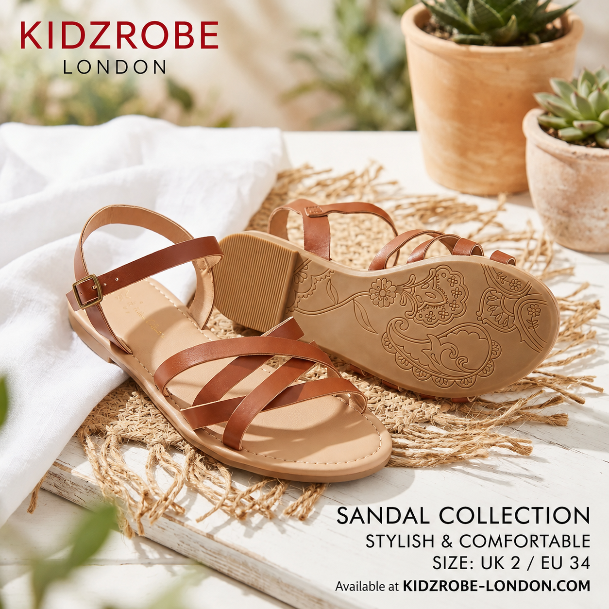Brown Strappy Sandal